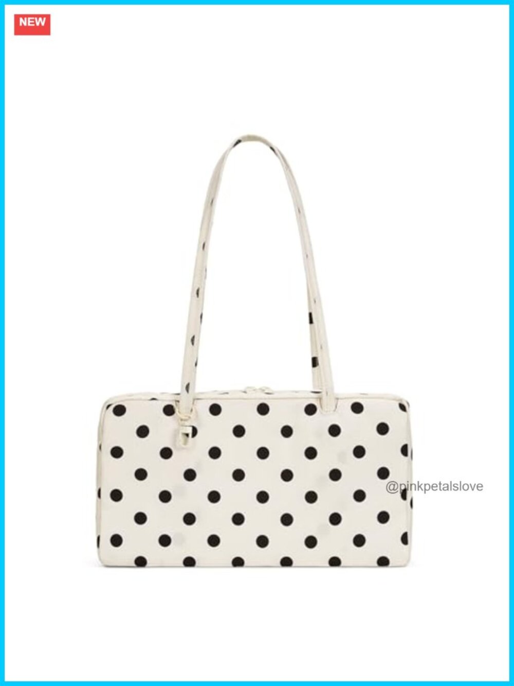 Nylon Bowler Bag Polka Dot Hobo Shoulder Tote Work Travel